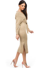 Duchess Sweater Dress (Khaki)