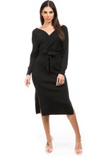 Duchess Sweater Dress (Black)