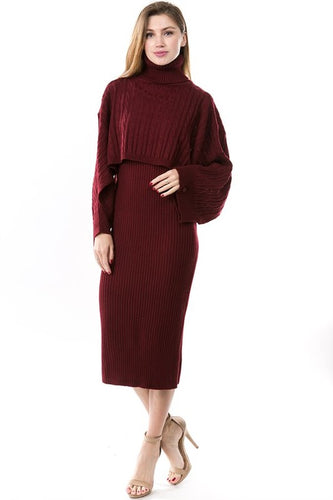 Olivia Pope Sweater Dress Set