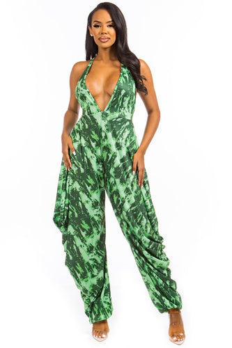 Persian Tie -Dye Jumpsuit