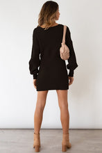 Haley Sweater Dress (Black)