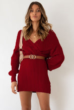 Haley Sweater Dress (Burgundy)