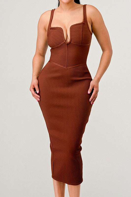 Falling For Me Midi Dress