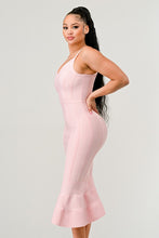 Pink Innocence Midi Dress