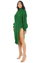 Delena Sweater Dress (Green)