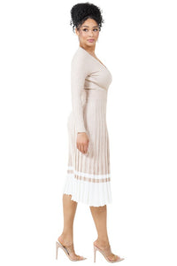 Lady Demure Knit Dress