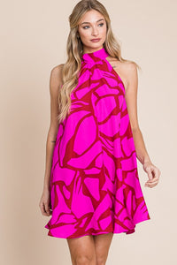 Vacation Me Resort  Halter Dress