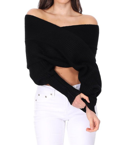 All Wrapped Up Sweater (Black)