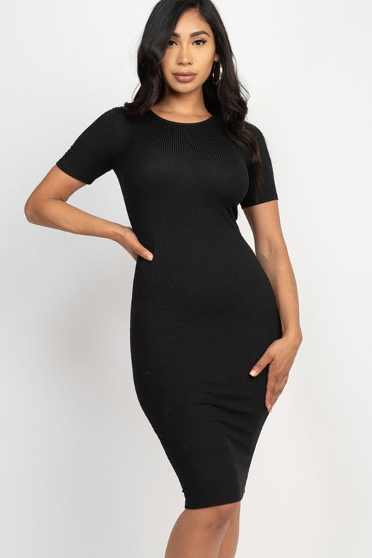 Mia Mini Dress (Black)