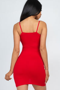 Mercedes Mini Dress (Red)